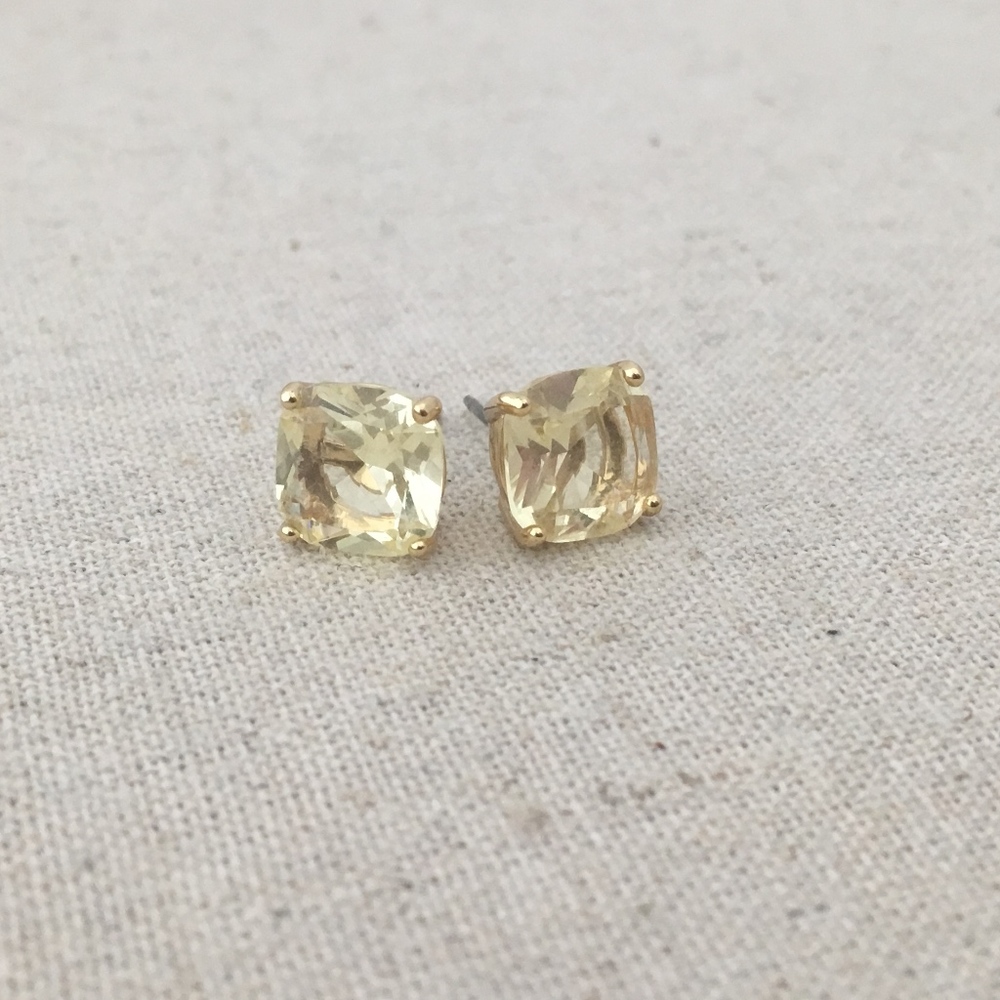 Stella & Dot Luxe Studs - Yellow